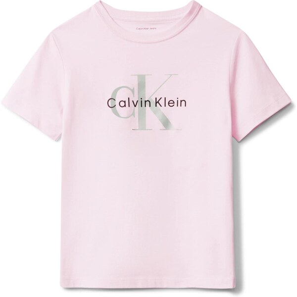 Calvin Klein Jeans Tričko dymovo šedá / ružová / čierna 65694943