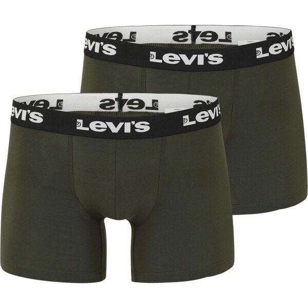 LEVIS Boxerky zelená / čierna / biela 65175778