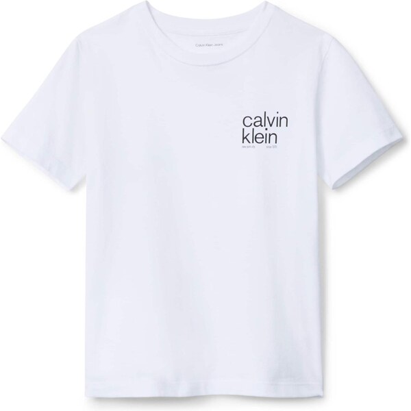 Calvin Klein Jeans Tričko čierna / biela 65175807