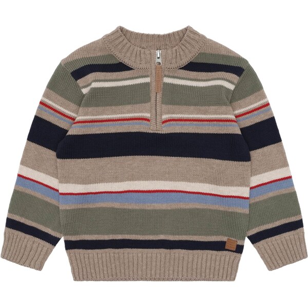 Hust & Claire Sveter Pelle nebielená / béžová melírovaná / námornícka 65843959