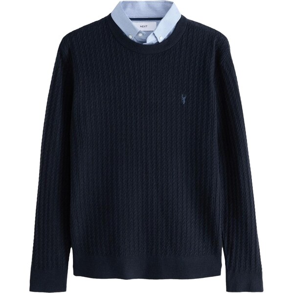 Next Sveter námornícka modrá / tmavomodrá / svetlomodrá 65660601