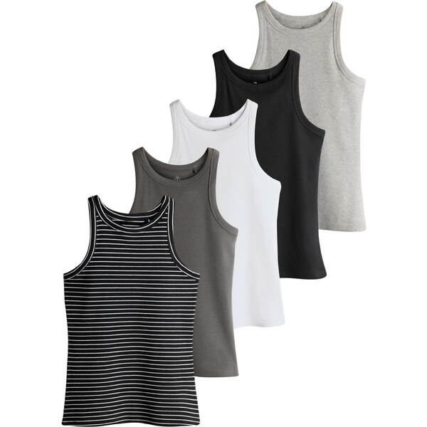 The Set Top sivá / tmavošedá / čierna / biela 65660304