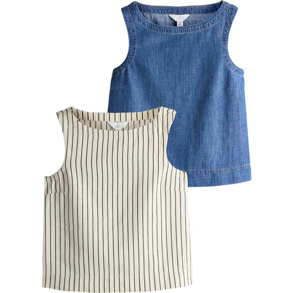 The Set Top modrá denim / čierna / biela 65660451