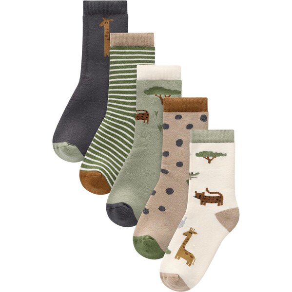 Next Ponožky svetlobéžová / kapučíno / antracitová / kaki 65875097