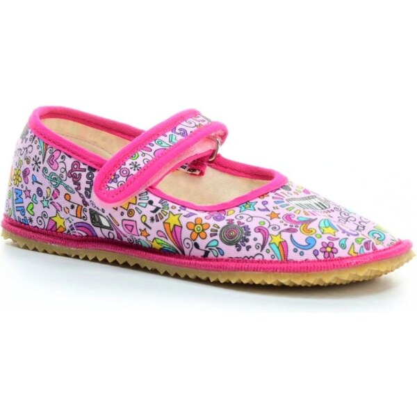 BEDA Music barefoot papuče / balerínky BF 060010/BA 65179834
