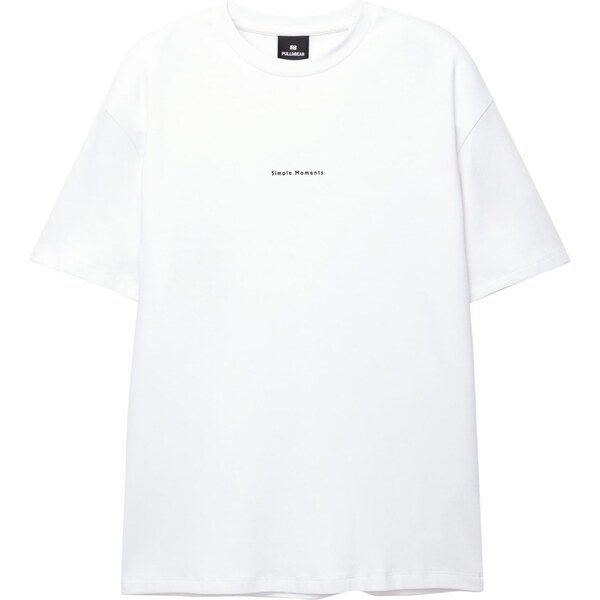 Pull&Bear Tričko GLORIA SILVA sivá / čierna / biela 65475214