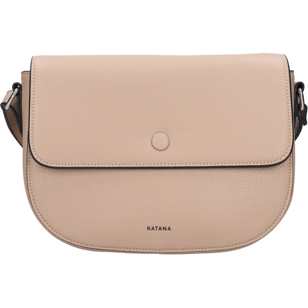 Kožená dámska crosbody kabelka Katana Amálie - béžová 65912301