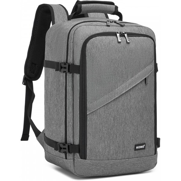 KONO Batoh - Carryon, pre cestovateľov, šedý 66043676