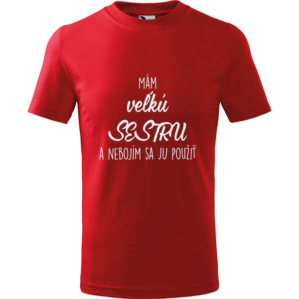Handel Detské tričko - Mám veľkú sestru 65182756