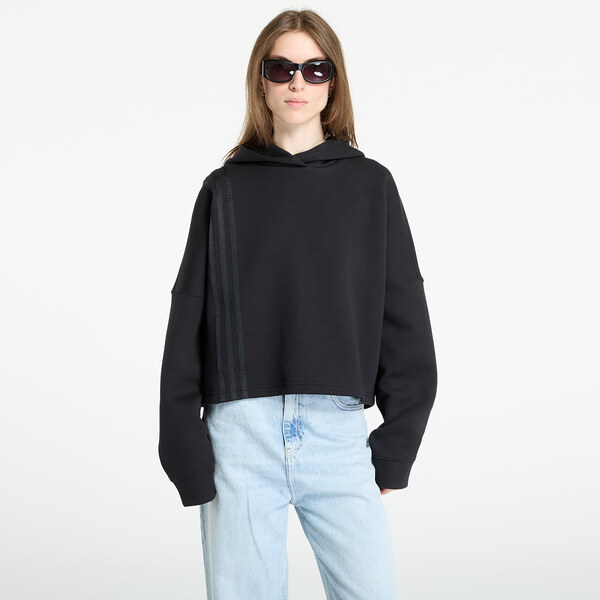 adidas Originals Mikina adidas Off Placed 3-Stripes Hoodie Black S 65182949