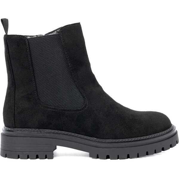 Shelvt Classic black boots with a thick sole 65184978
