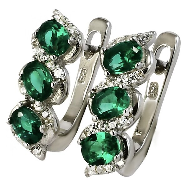 Strieborné náušnice Glare 907 65184466