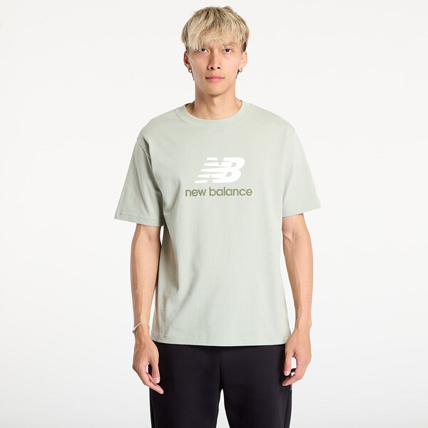 Tričko New Balance Athletics Logo T-Shirt Green S 65185371