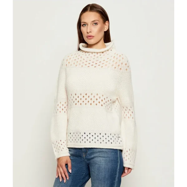 Marc Cain Rolák | Loose fit | s prímesou vlny 65186049