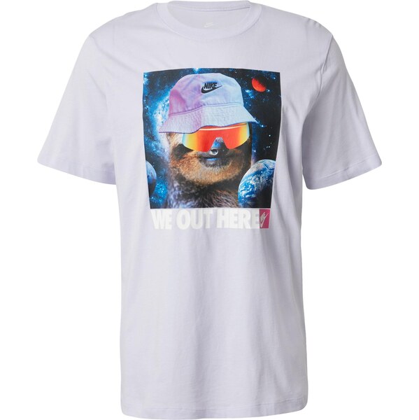 Nike Sportswear Tričko OC PHOTO 1 modrá / svetlofialová / oranžová / 65190235