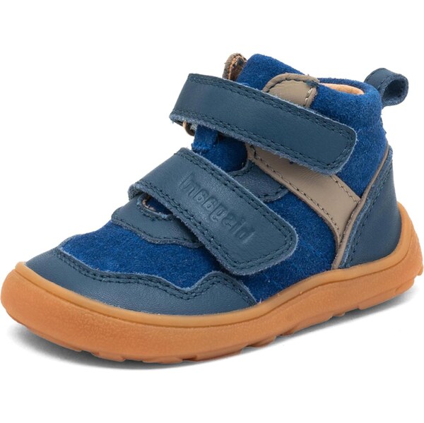 BISGAARD Obuv na prvé kroky Becky modrá / tmavošedá 65992324