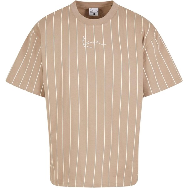 Karl Kani Tričko tmavobéžová / biela 65206992