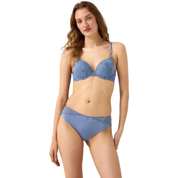 Lindex Podprsenka Malva Iris modrosivá 65659047