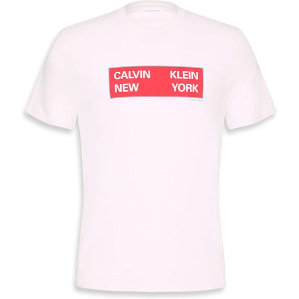 Calvin Klein Jeans Tričko svetlomodrá / červená / biela 65190179