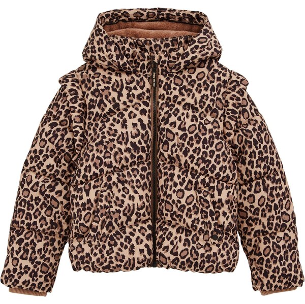 WE Fashion Prechodná bunda hnedá / svetlohnedá / čierna 65656167