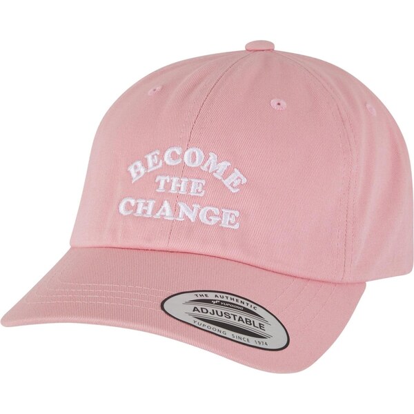 Mister Tee Čiapka Become Change ružová / biela 65879004