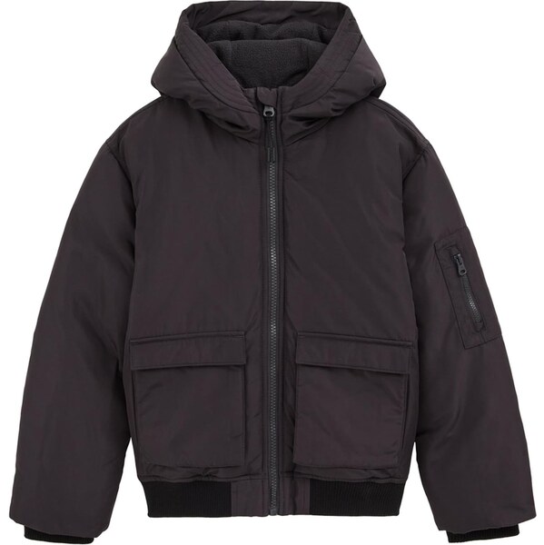 WE Fashion Prechodná bunda tmavosivá 65883023