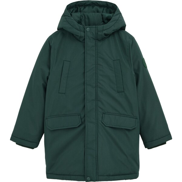 WE Fashion Prechodná bunda tmavozelená 65883087