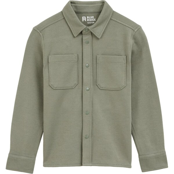 WE Fashion Košeľa olivová / svetlozelená 65884069