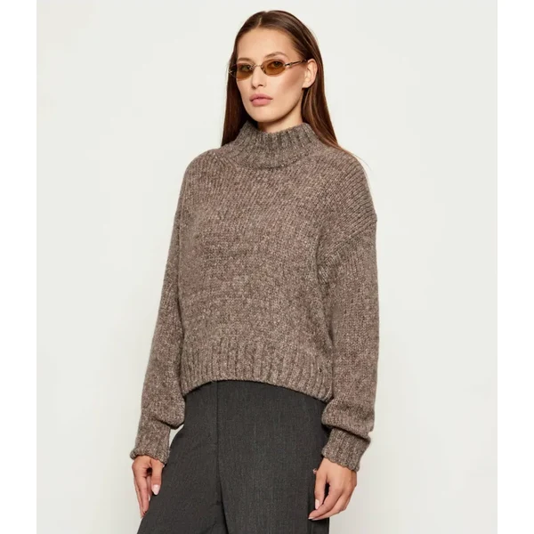 Marc Cain Vlnený polorolák | Relaxed fit 65186050