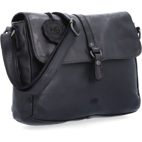 Kožená kabelka crossbody Noelia Bolger čierna NB 2416 C 65194897
