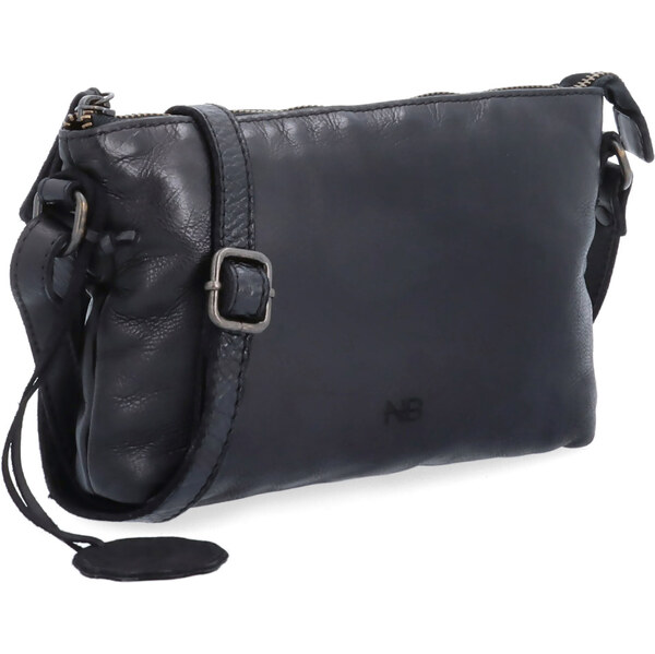 Kožená kabelka crossbody Noelia Bolger čierna NB 2414 C 65194907