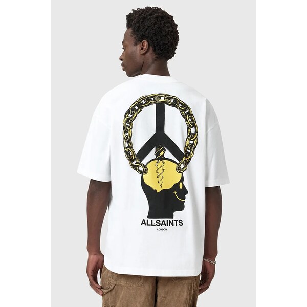 Bavlnené tričko AllSaints SCREWED 65207117