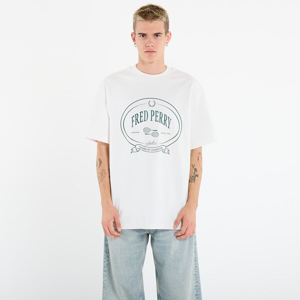 Tričko FRED PERRY Chosen By Champions T-Shirt Snow White M 65198598