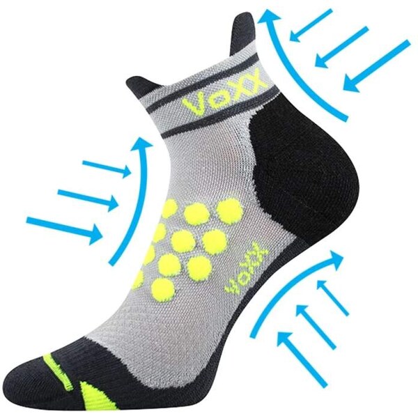 SPRINTER kompresné ponožky so striebrom VoXX Sv. sivá 39-42 1 pár 26459296