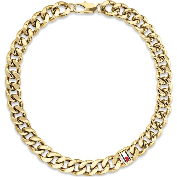 Tommy Hilfiger Masívny pozlátený náhrdelník pre mužov Wild 2790636 66586881