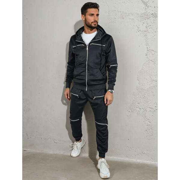 BASIC Čierna pánska športová tepláková súprava AX0812 65200081