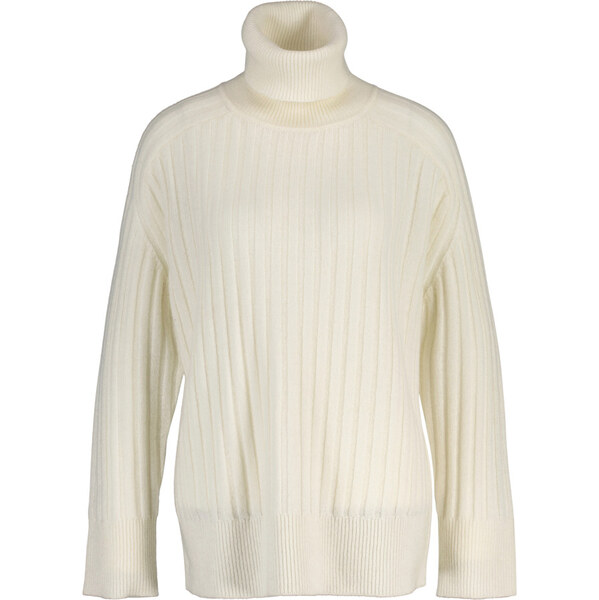 ROLÁK GANT WOOL RIBBED TURTLENECK CREAM 65201042