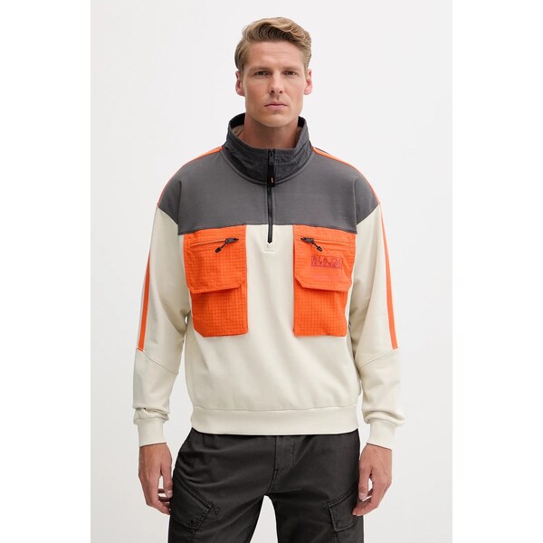 Mikina s prímesou vlny Napapijri B-Tusco Hz 65064362