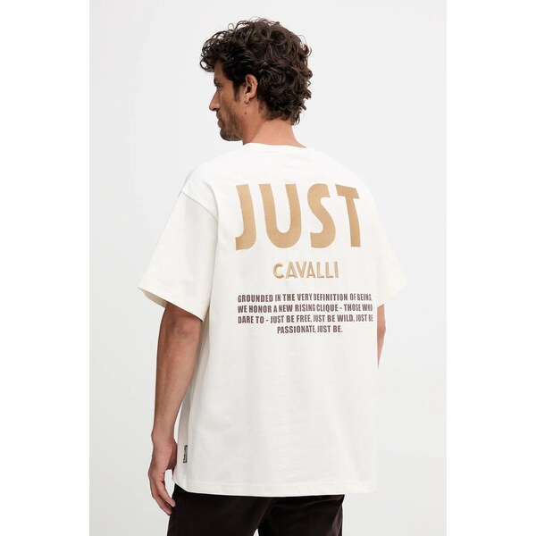 Bavlnené tričko Just Cavalli 65201153