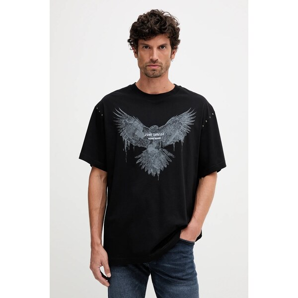 Bavlnené tričko Just Cavalli 65201164