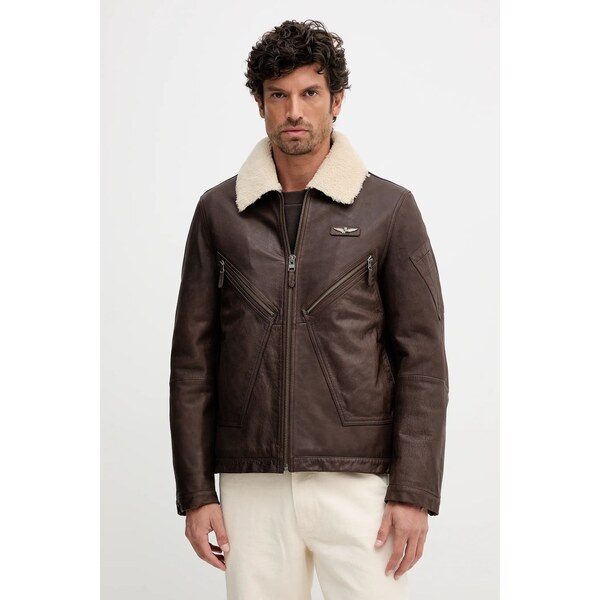 Kožená bunda Aeronautica Militare 65201216