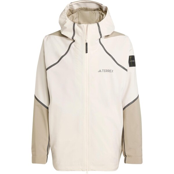 ADIDAS TERREX Outdoorová bunda Nat Geo béžová / tmavobéžová / čierna 65881579