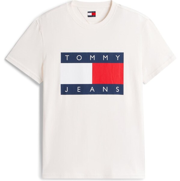 Tommy Jeans Tričko tmavomodrá / červená / biela / šedobiela 65201496