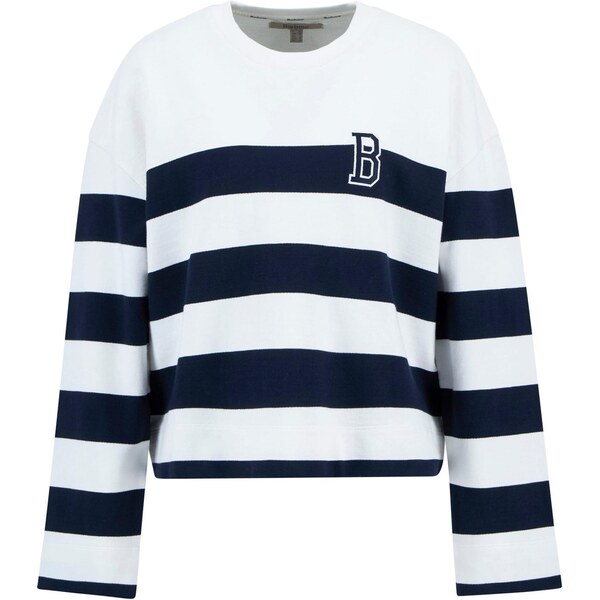 Barbour Mikina Faye tmavomodrá / biela 65323775