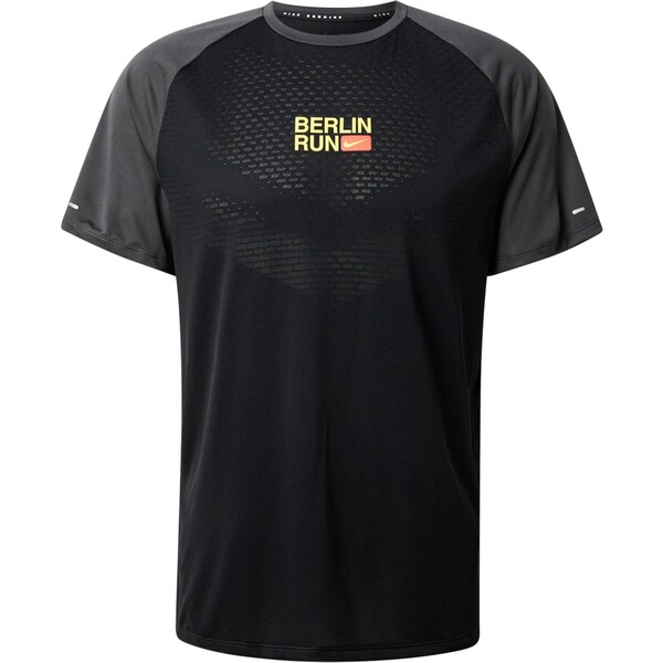 NIKE Funkčné tričko CITY svetložltá / tmavosivá / červená / čierna 65394790