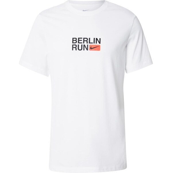 NIKE Funkčné tričko CITY MRTH oranžová / červená / čierna / biela 65394791