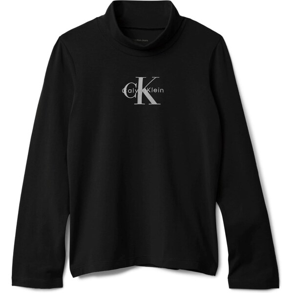 Calvin Klein Jeans Tričko sivá / čierna / biela 65694971