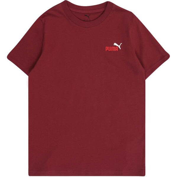 PUMA Tričko ESS No. 1 červená / bordová / biela 65376845