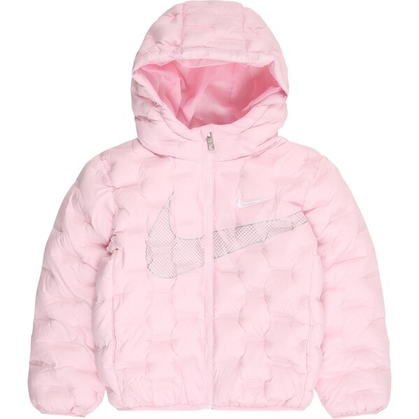 Nike Sportswear Prechodná bunda SEAMLESS sivá / ružová 65204657