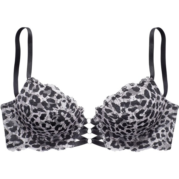 LASCANA Podprsenka sivá / čierna / biela 65648728